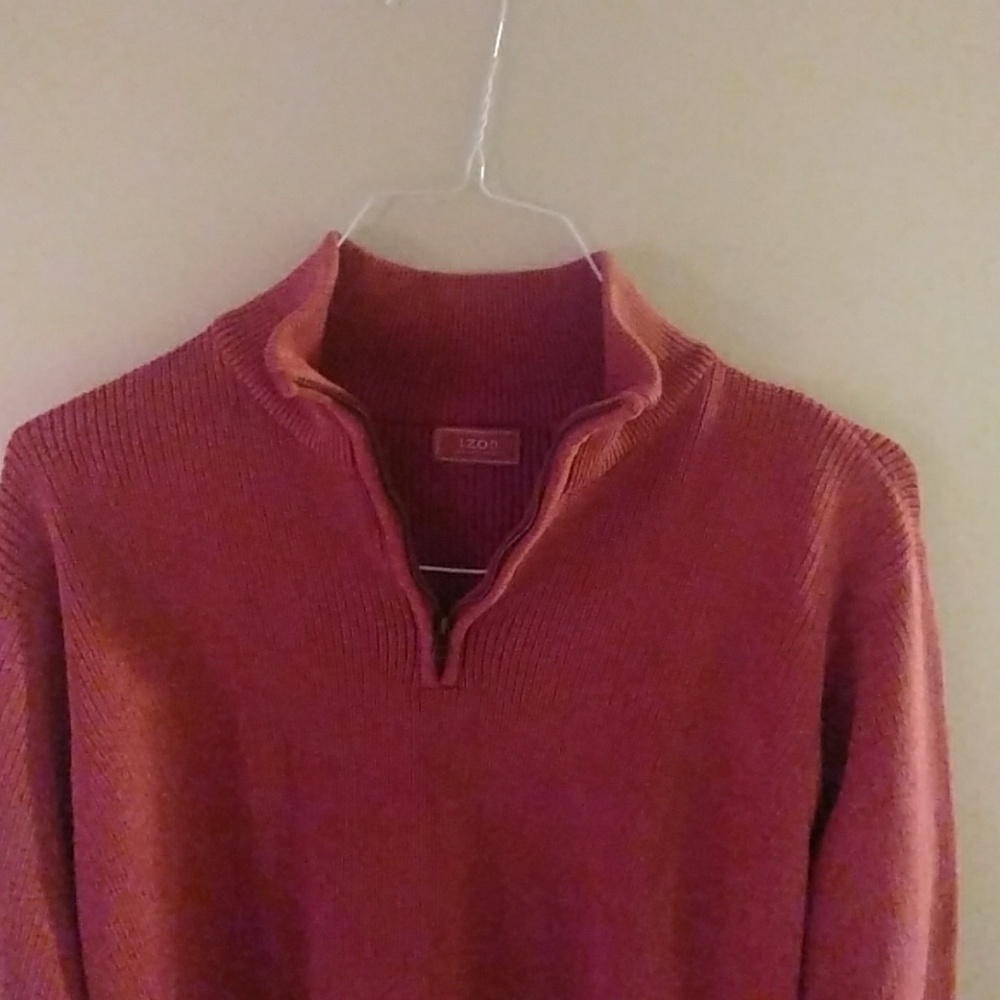 Izod half zip sweater